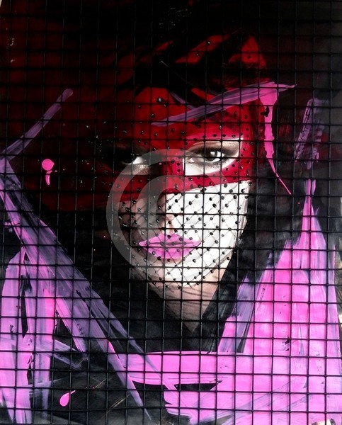 Red mask girl