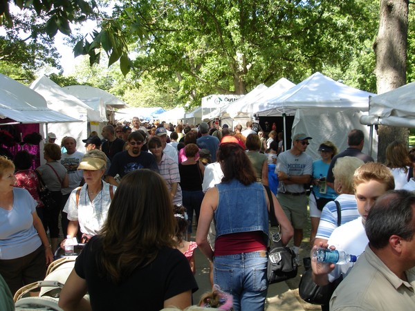 Moving on at the art fair