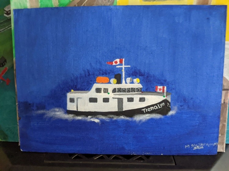 commercial fishing tug 