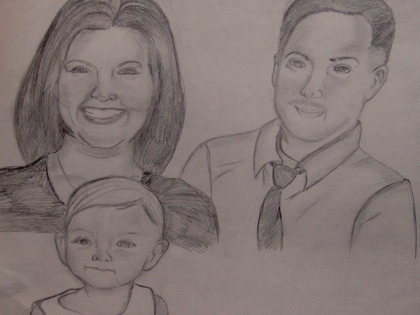 my cousin and her family