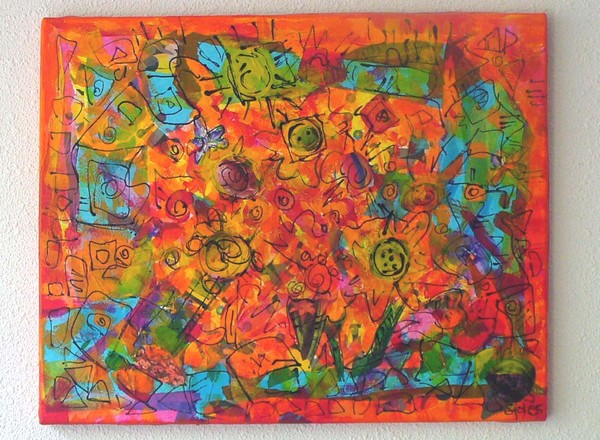 Abstract in Orange