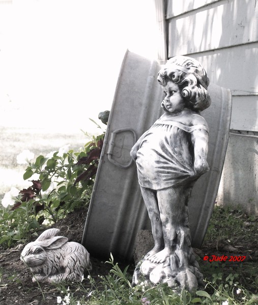 who tipped over the flowers