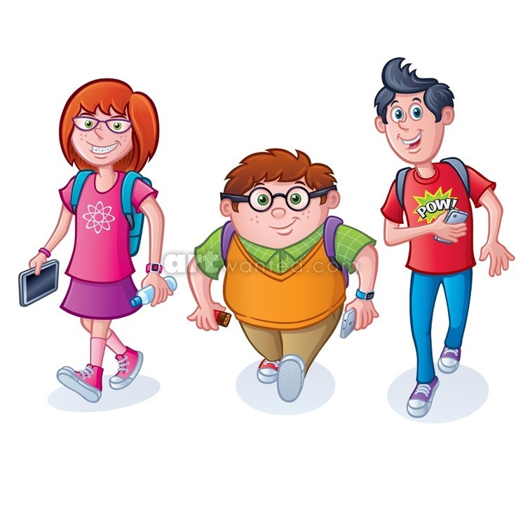 Nerdy School Kids