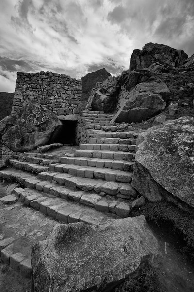 Stairs on Machu Picchu