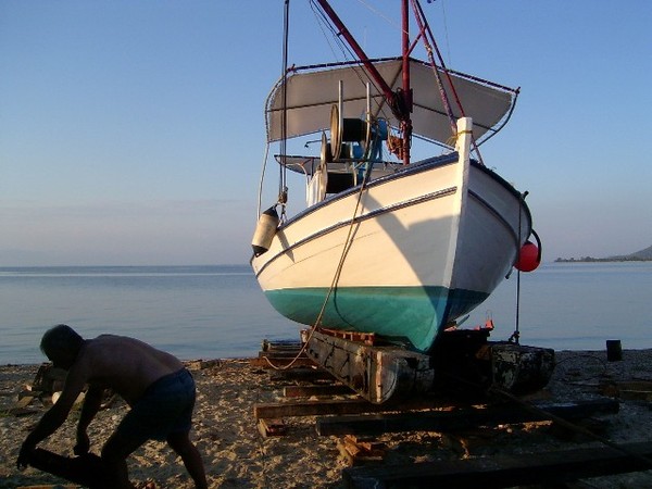 Boat on the beach