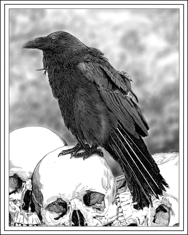 Raven and the dead