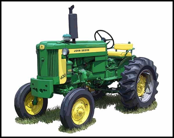 John Deere Model 420 S by Richard Browne | ArtWanted.com