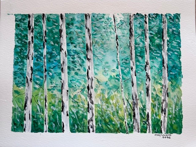 Floresta ao luar