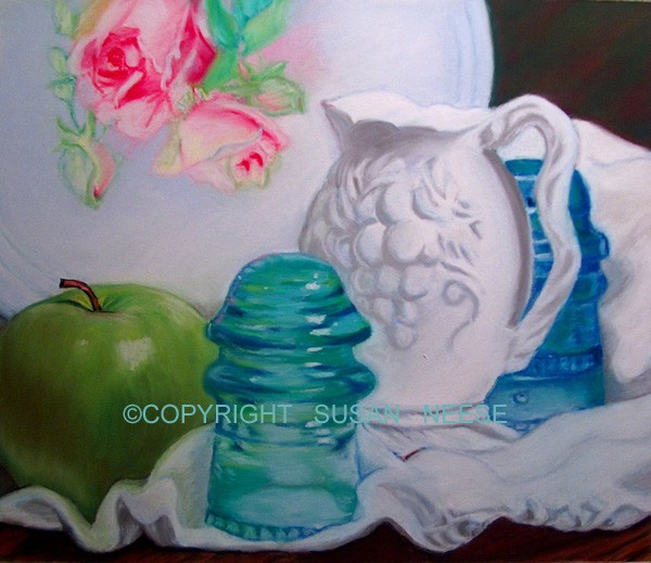 Antique Painted Plate    SOLD