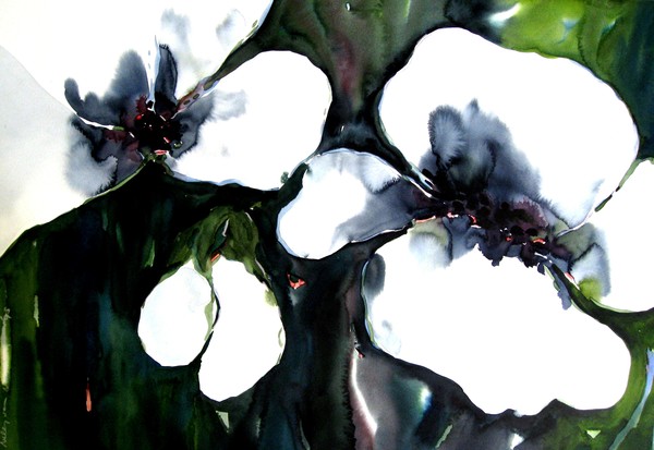 White flowers