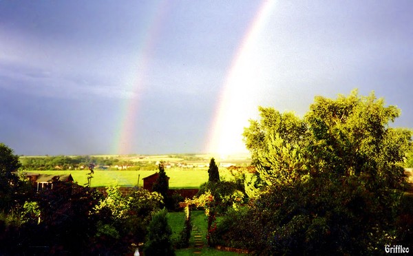 RAINBOWS FROM BEDROOM WINDOW
