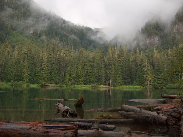 Green Lake in the Clouds