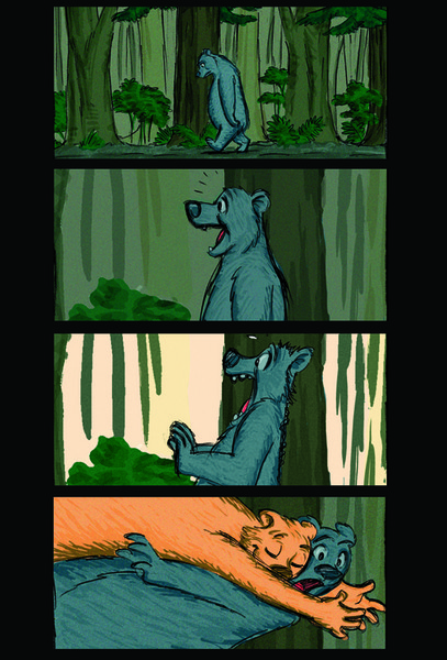 In the woods