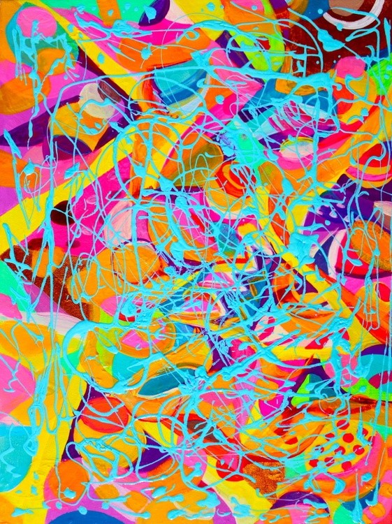colorful abstract art by Veera Zukova