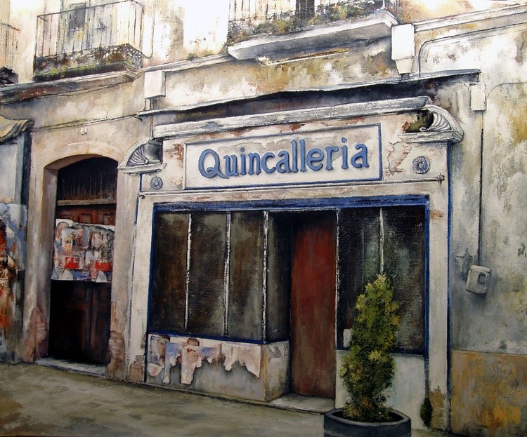 Quincalleria. Oil on canvas 2003 81x100