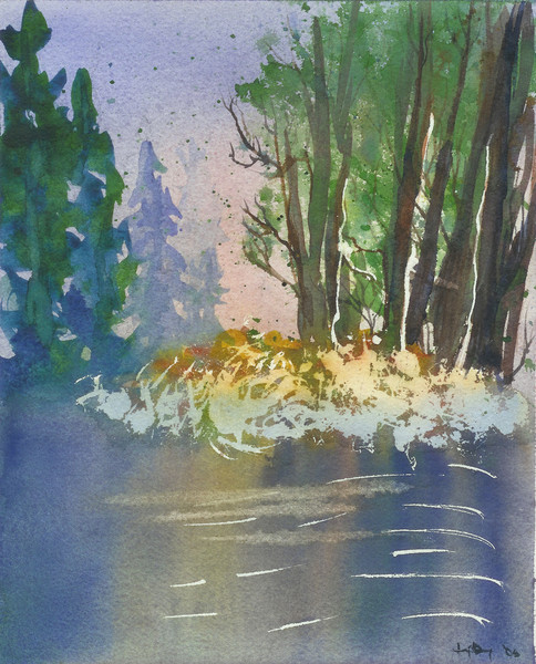 Moonlit Lake