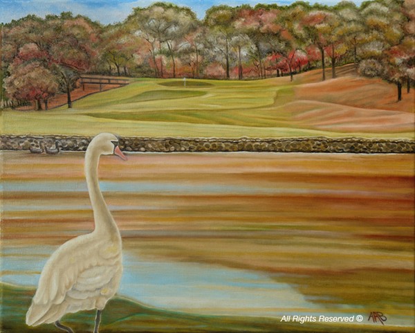 Brea Burn Course Fall Painting