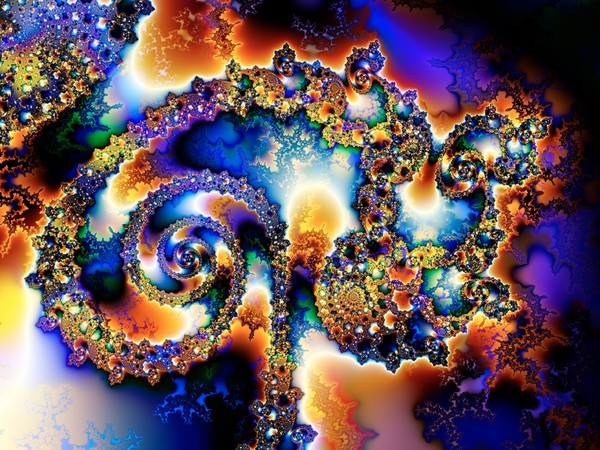 Fractal - Rich Colored Spiral