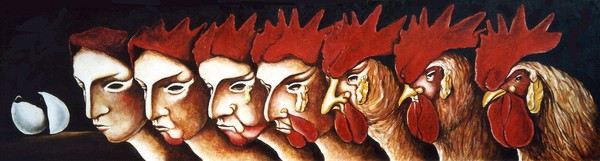 The cockerelle's riddle