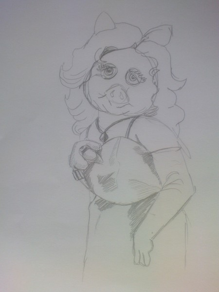 Anna's miss piggy