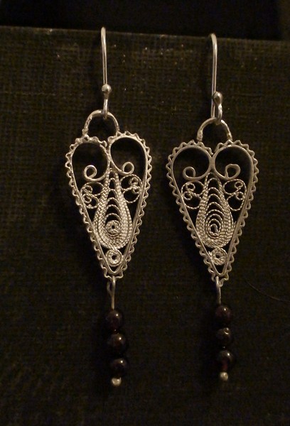 Silver Earrings_Filigree