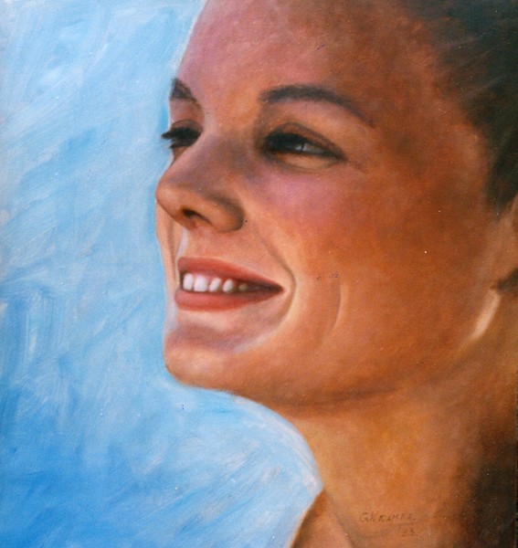 Portrait of a girl .Femke