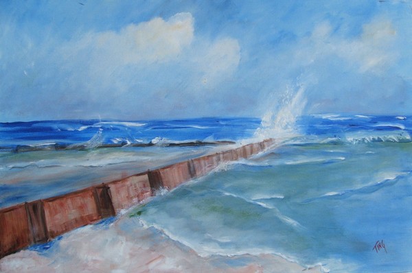 Tybee Island, South End Wall