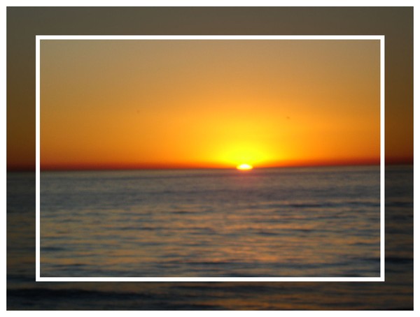 Sunset Green haze San Diego