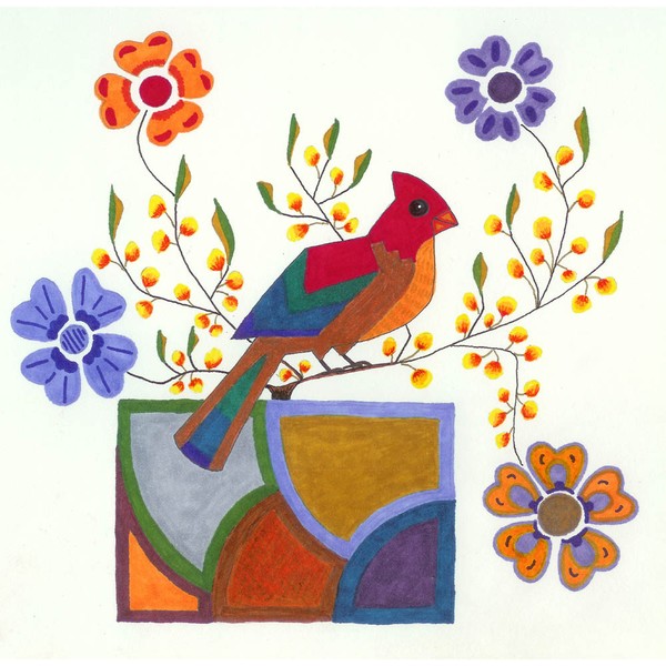 Cardinal marker drawing
