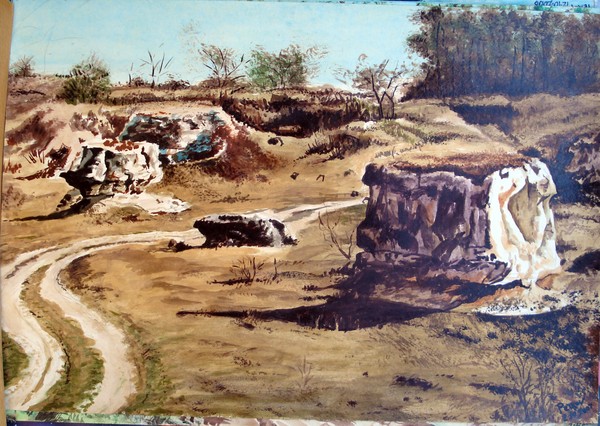Fossilized Stones Valley in Bulgaria
