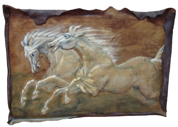 The horses have wing like wind
