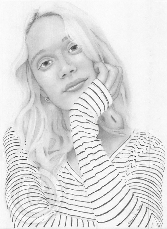 the Striped Blouse