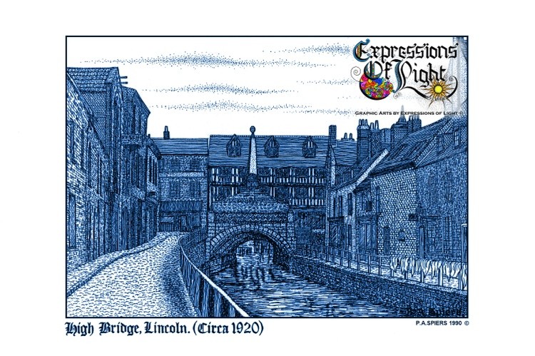 ExpoLight-Graphic-Arts-Lincoln-City-High-Bridge-1990-0001 (Pen-&-Ink-Blue-Sepia-SP)