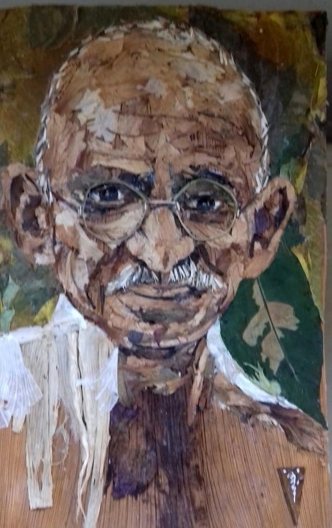 Mahatma Gandhi Jaivik-portrait