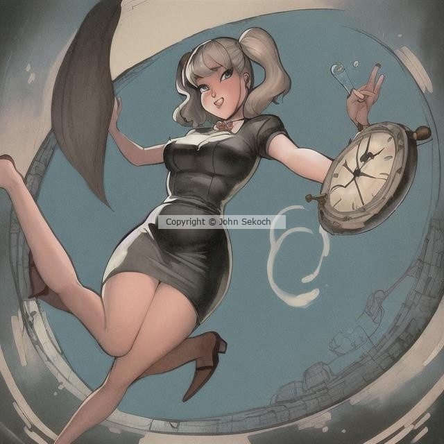 Girl Transits Temporal Dimensions