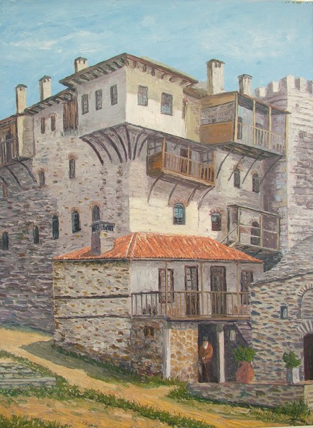 Xiropotamou monastery Mount Athos