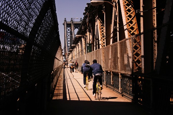 Approaching Manhattan