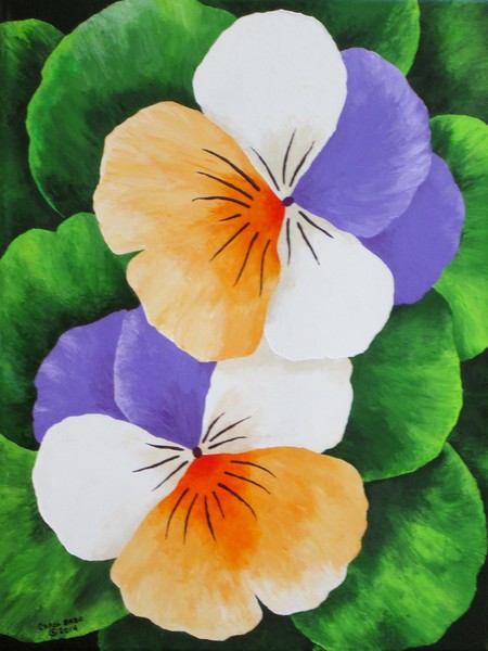 Pair Of Pansies