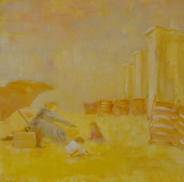 on the beach