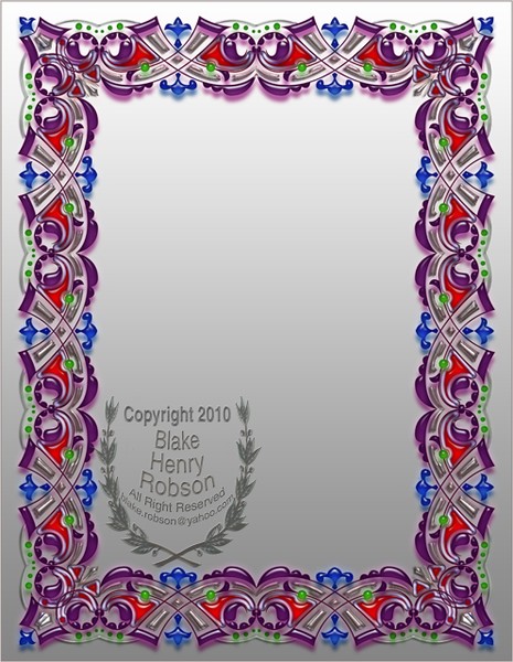 Fancy Border Design Letterhead