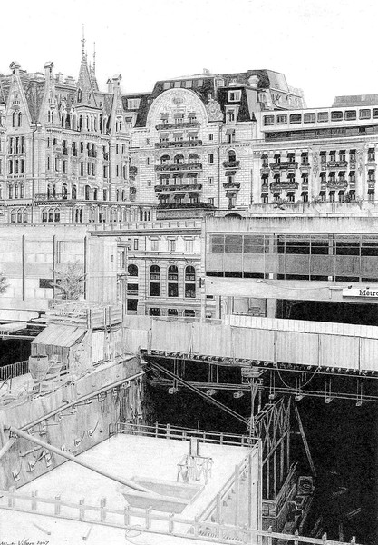 Building site of subway 3