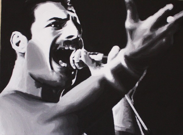 Freddie Mercury Of Queen - Don't Stop Me Now By Ollie Miles | ArtWanted.com