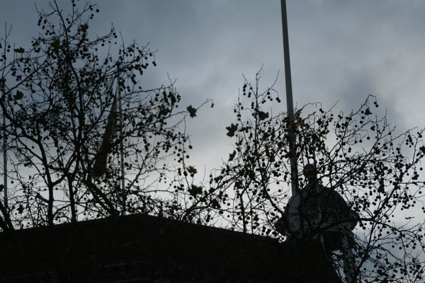 Shadows against the sky
