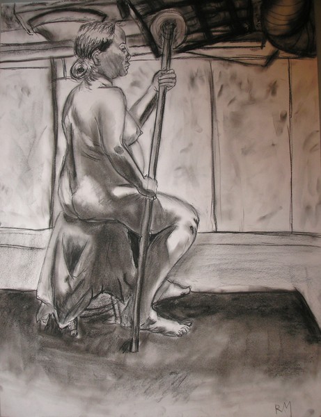 Sitting Warrior