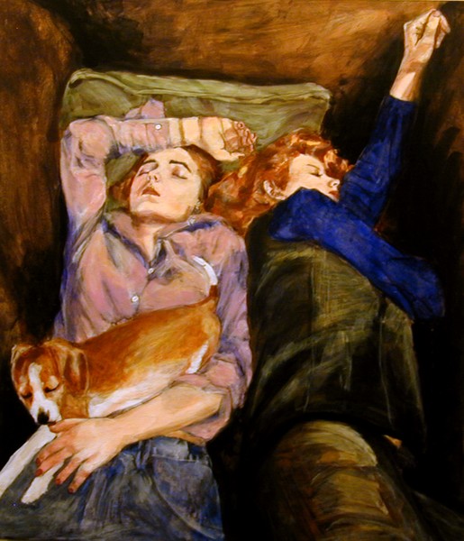 sleeping sisters