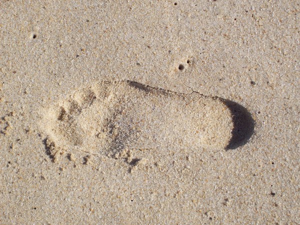 Footprint in the Sand