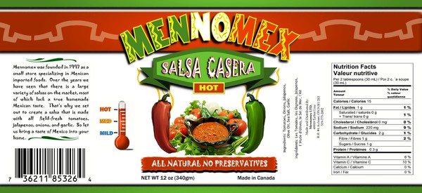 Salsa Label