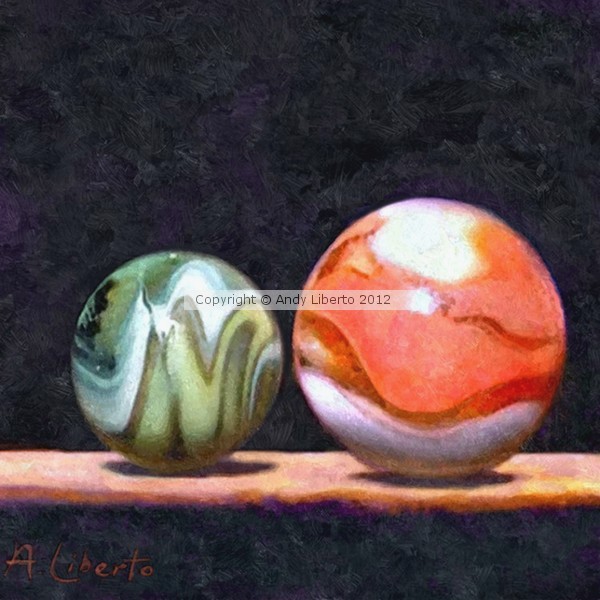 Still Life with Marbles #3