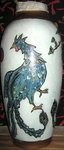 Peacock Vase