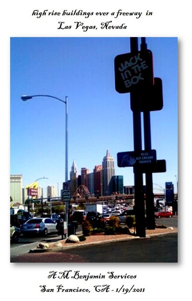 building over freeway 1 - Las Vegas
